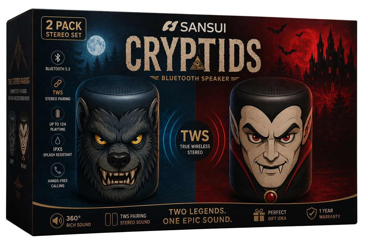 Cryptids 2-Pack Stereo Speakers